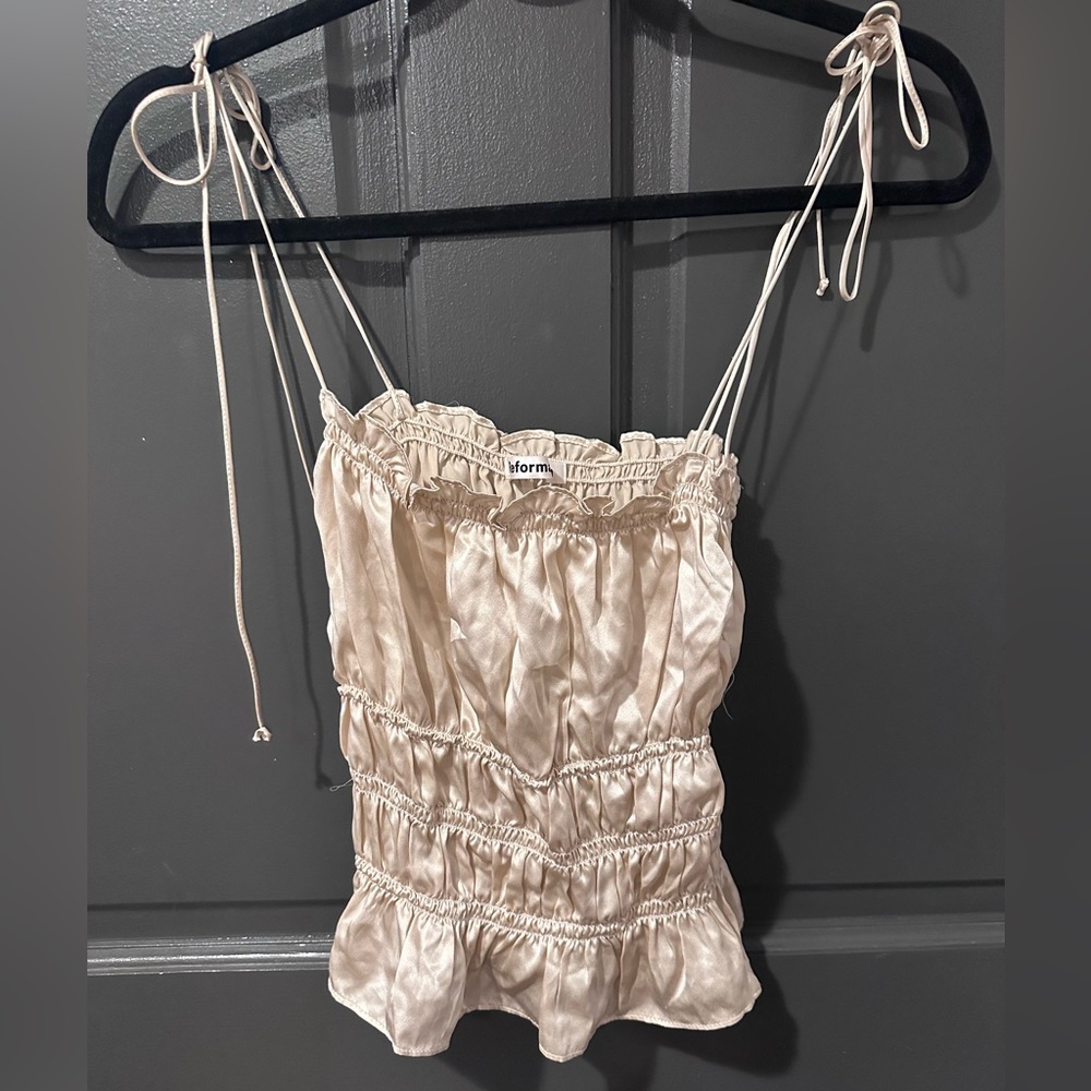 Reformation Silk Top